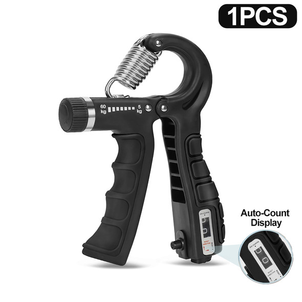YIXTY 5-60Kg Adjustable Heavy Hand Gripper Fitness Hand Exerciser Grip Wrist Training Finger Gripper Hand Strengthener for Patient - 1PCS-Hand Gripper