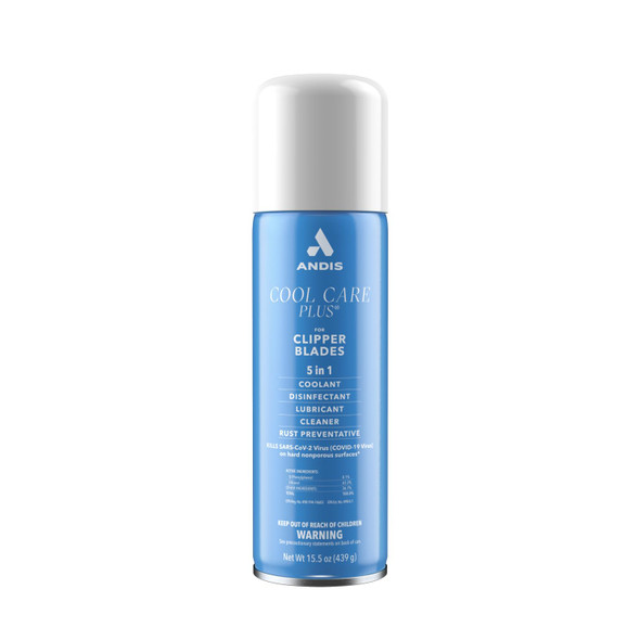 Andis 12750 Cool Care Plus 5-In-1 Clipper Spray 15.5 Oz Can Blade Care And Treatment