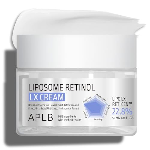 Aplb Liposome Retinol Lx Cream | Lipo Lx Reti Cen 22.8% 1.86 Fl.Oz/Korean Skincare Efficient Absorption Elasticity Care Wrinkle Care Revitalize For Gentle And Improve Skin Texture