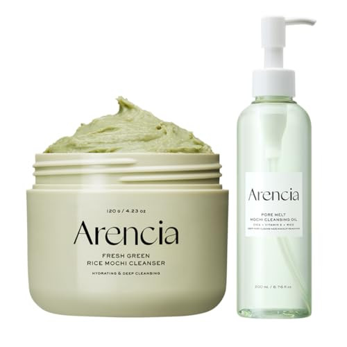 Arencia Rice Mochi Double Cleansing Duo For Clear Acne-Prone Skin