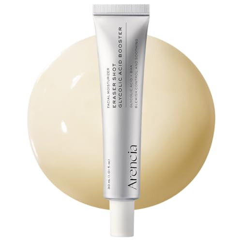 Arencia Eraser Shot Serum Glycolic Acid Booster With Aha Bha Exfoliating Face Serum For Acne-Prone Skin Pore Care & Texture Refining Lightweight Daily Skincare 30 Ml / 1.01 Fl. Oz
