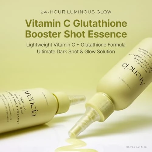 Arencia Vitamin C Glutathione Booster Essence Facial Essence With Niacinamide Dark Spot Care 95 Ml/3.21 Fl Oz