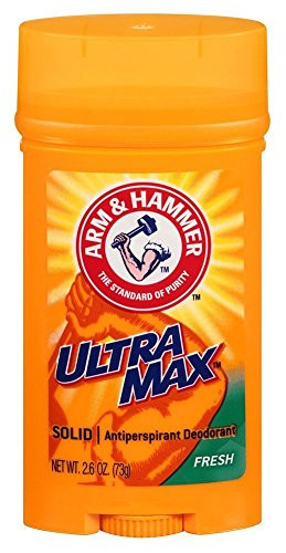 Arm & Hammer Deodorant 2.6 Ounce Solid Ultra Max Fresh (Wide) (76Ml) (6 Pack)