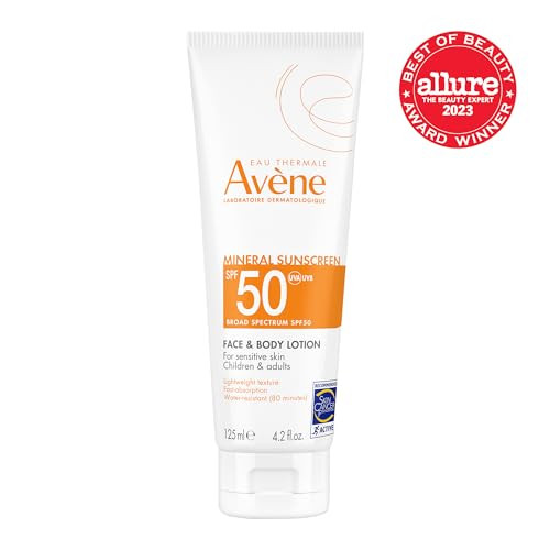 Av Ne Sheer Mineral Sunscreen Broad Spectrum Spf 50 Face And Body Lotion 4.23 Fl Oz