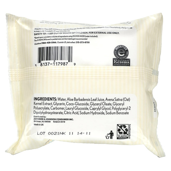 Aveeno Aveeno Baby Wipes 25 Count Sensitive (4In) 25 Count