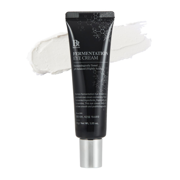 Benton Fermentation Eye Cream New Version (1.05 Oz.) - Galactomyces & Bifida Ferment Anti-Wrinkle Eye Treatment Cream Dark Circles & Puffiness & Under Eye Bags