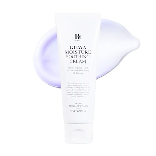 Benton Guava Moisture Soothing Cream - Skin Soothing And Moisturizing Effect For Dry Skin & Sensitive Skin Not Tested On Animals Korean Skin Care