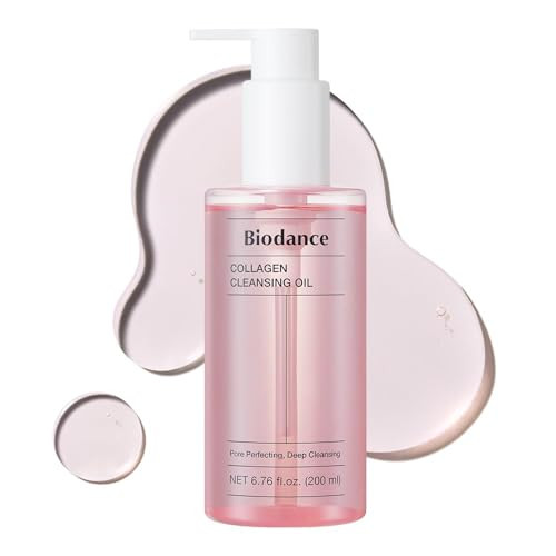 Biodance Collagen Cleansing Oil Facial Oil Cleanser Gentle Makeup Remover Bleackhed And Whitehead Remover For Sensitive Skin Korean Skin Care 6.76 Fl. Oz. (200 Ml)