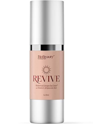 Biolabs Pro Biobeauty Day Cream Vitamin C Hydrating Anti-Aging Moisturizer Infused Real Bioidentical Hormones Hyaluronic Acid Niacinamide Peptides Shea Butter Green Tea Revive Face & Under Eye (1Oz)