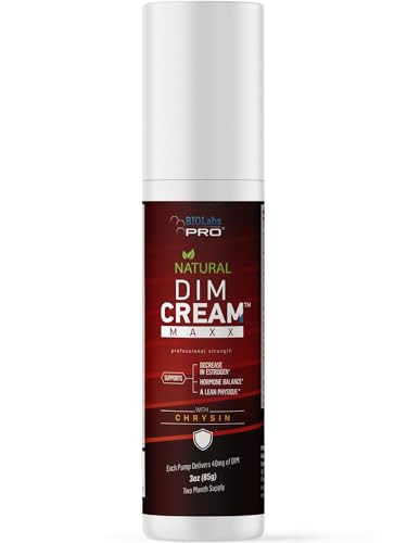 Biolabs Pro Dim Cream Maxx With Chrysin Natural And Doctor Formulated Supports Hormone Balance For Men Or Women Two Month Supply 3Oz