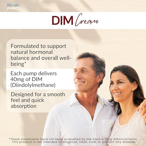 Biolabs Pro Dim Cream Maxx With Chrysin Natural And Doctor Formulated Supports Hormone Balance For Men Or Women Two Month Supply 3Oz