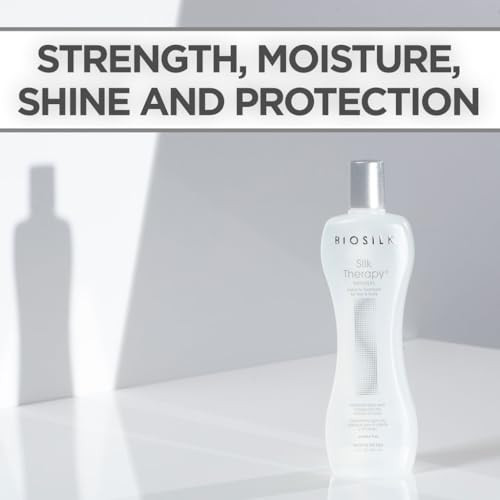 Biosilk Silk Therapy Original Reconstructing Leave-In Hair Treatment Adds Shine Smooths & Prevents Split Ends Sulfate-Free Paraben-Free Cruelty-Free 12 Oz | Adding Shine Sulfate Free Paraben Free Cruelty Free 12 Oz