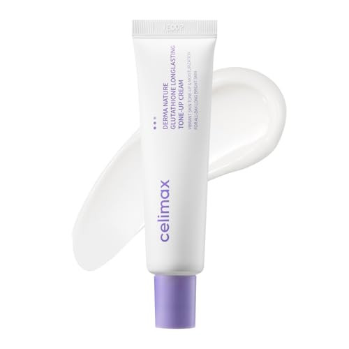Celimax Derma Nature Glutathione 9 Hour Long Lasting Tone Up Cream | Even Toning For Soothing Hydrating Moisturizing 1.18 Fl Oz