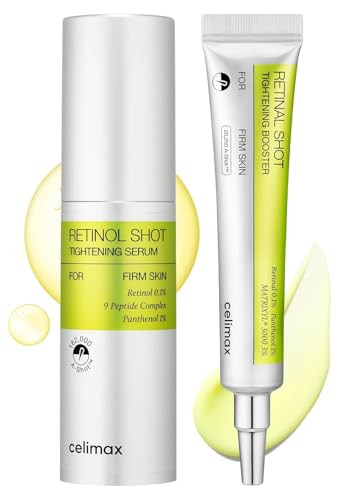 Celimax Retinal Booster 15Ml + Retinol Serum 30Ml Anti-Aging s For Women Korean Skin Care