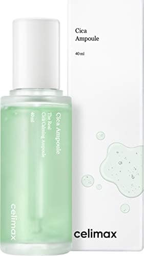 Celimax The Real Cica Calming Ampoule - With 75% Centella Asiatica Extract 1.35 Fl Oz