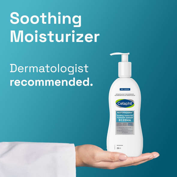 Cetaphil Pro Restoraderm Gentle Body Moisturizer Eczema Calming 10-Fluid Ounces
