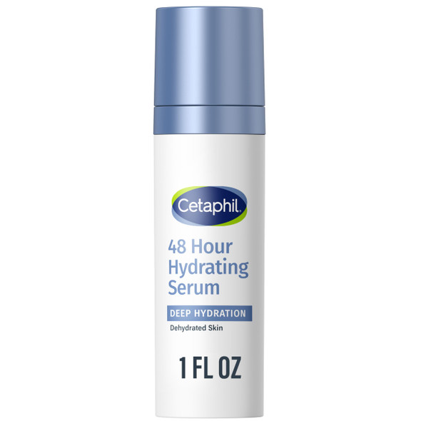 Cetaphil Deep Hydration Fragrance Free 48 Hour Activation Serum 1 Fl Oz 48Hr Dry Skin Face Moisturizer For Sensitive Skin With Hyaluronic Acid Vitamin E & B5 Dermatologist Recommended