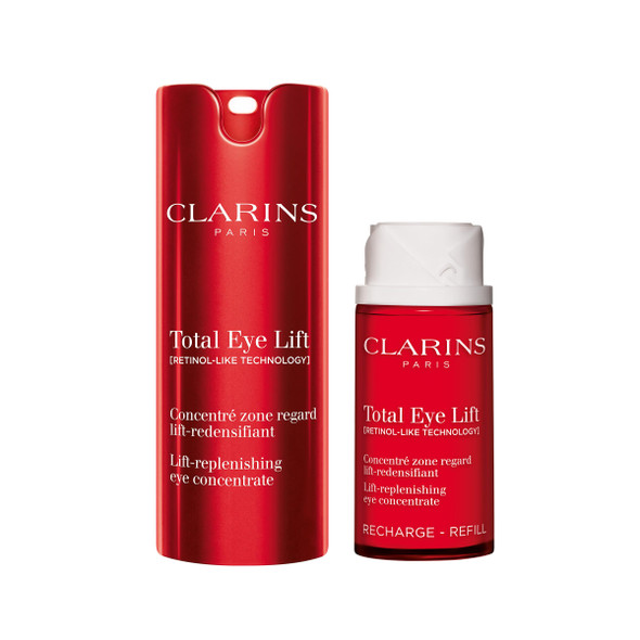 Clarins Total Eye Lift | Anti Aging Eye Cream | Targets Wrinkles Crow'S Feet Dark Circles And Puffiness For A Visible Eye Lift In 30 Seconds | Refillable