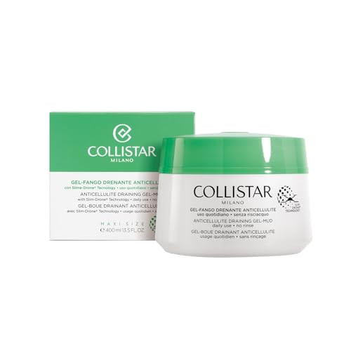 Collistar Gel-Mud Draining Anti-Cellulite Unpublished Gel-Fango Texture Has A Targeted Anti-Cellulite Slimming And Draining Contains Escin And White Mud Without Rinsing 400 Ml