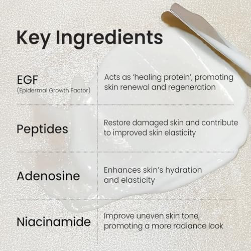 Coxir Intensive Egf Peptide Emulsion L Youth Activating Moisturizer For Face With Egf(Epidermal Growth Factor)Multi-Peptides L For DullAged Skin And Damaged Skin [100Ml/3.38 Fl.Oz]