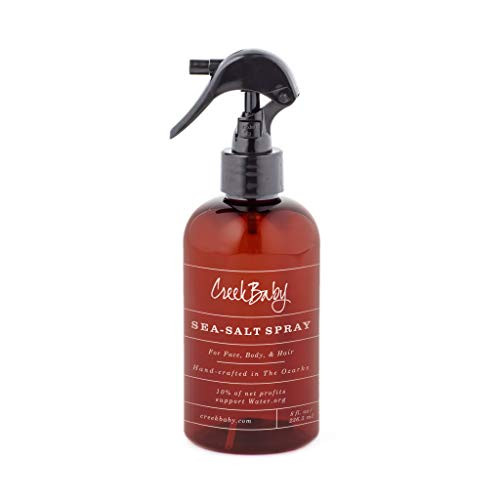 Creekbaby Organic Sea Salt Spray For Face Body And Hair Toner For Acne Rosacea And Hair Volumizer