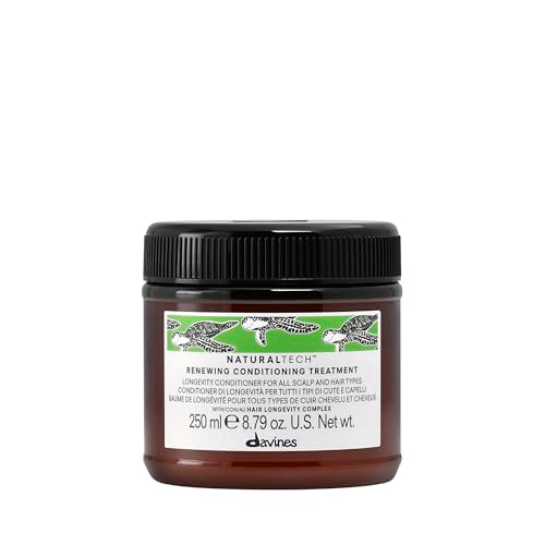 Davines Naturaltech Renewing Conditioning Treatment Anti-Aging & Maintenance For All Hair Types / Aging - With Hair Longevity Complex - Prolongs Hair Lifecycle 8.45 Fl Oz