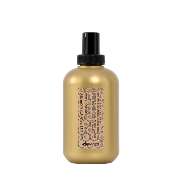 Davines This Is A Sea Salt Spray Light Hold Beachy Waves & Texture - Adds Gritty Texture & Volume For Tousled Looks - Matte Finish 8.45 Fl Oz