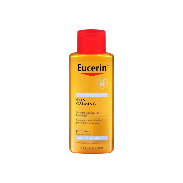 Eucerin Skin Calming Dry Skin Body Wash Oil Fragrance Free 8.40 oz
