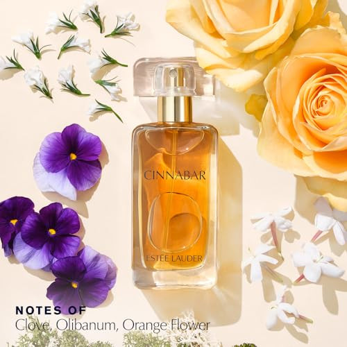 Est E Lauder Cinnabar Eau De Parfum Spray With Notes Of Jasmine Orange Flower & Clove | Perfumes For Women 1.7 Fl Oz