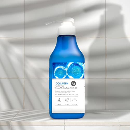 Farmstay Collagen Water Full Shampoo & Conditioner 2In1 (530Ml)