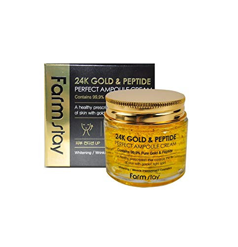 Farmstay 24K Gold & Peptide Perfect Ampoule Cream 80Ml