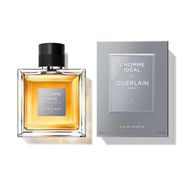 Guerlain L'Homme Ideal For Men Eau De Toilette Spray 3.3 Ounce (Packaging May Vary)