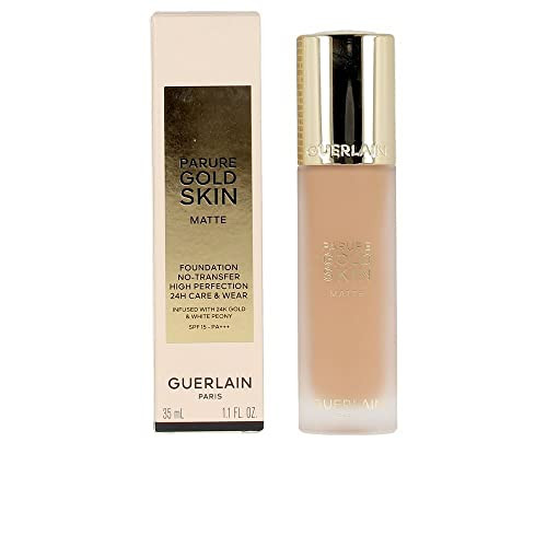 Guerlain Parure Gold Skin Matte 24H Wear No-Transfer Foundation Spf 15-4N Neutral By Guerlain For Women 1.1 Oz Foundation