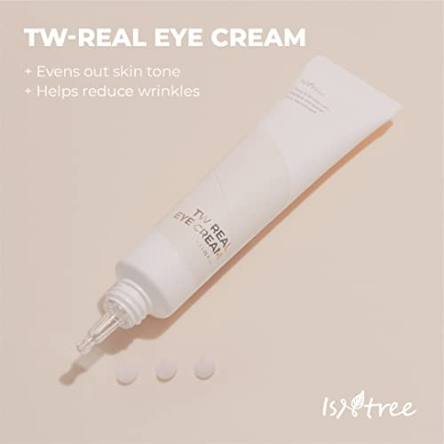 Isntree Tw-Real Eye Cream 30Ml 1.01 Fl Oz | Korean Eye Cream For Dark Circles Fine Lines Puffiness & Dryness | Hydrating Under Eye Care
