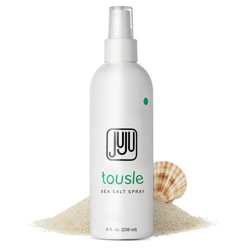Juju Chan Tousle Sea Salt Spray Men & Women 8 Fl Oz Founded In California (New Clean Formula) - Natural Sea Salt Spray Hair Hair Texturizer For Women Fragrance-Free Texture Sprays Surfer Texturizer For Men