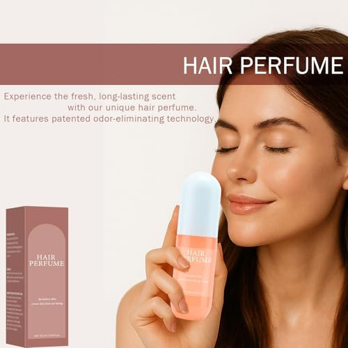 Lanthome Hair Perfume For Women - Clean Deodorizing & Patented Odor-Eliminating Technology Hair Spray & Body Mist - Freshen Hair Body & Pillows - Woody Aquatic Scent 50Ml