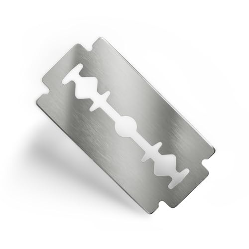 Manscaped The Plow 2.0 Razor Blade Refill 30 Pack Premium Stainless Steel Double-Edge Blades Sharp & Durable Design For Smooth Irritation-Reducing Face Shaving