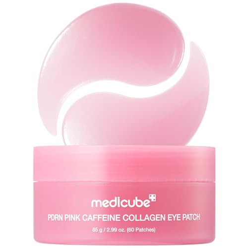 Medicube Pdrn Caffeine Collagen Eye Patch Gel Eye Patches For The Appearance Of Dark Circles Undereye Bags Firming Age Defying Care With Retinol Collagen Korean Skincare 30 Pairs