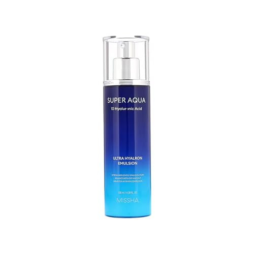 Missha Super Aqua Ultra Hyalron Emulsion 4.39 Fl Oz (130 Ml)