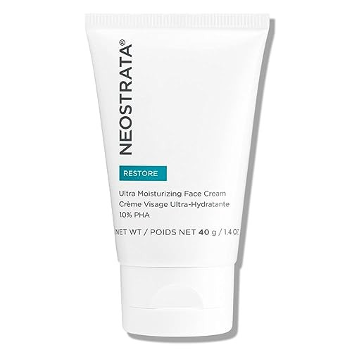 Neostrata Ultra Moisturizing Face Cream Strengthening Pha Emollient With Vitamin E For Dry Sensitive Skin Non-Comedogenic Fragrance-Free 40 G