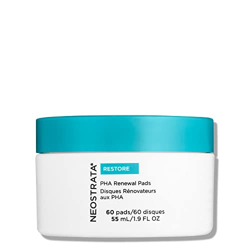 Neostrata Pha Renewal Face Pads With Gluconolactone Green Tea And Cucumber Extracts For Gentle Exfoliation 60 Pads