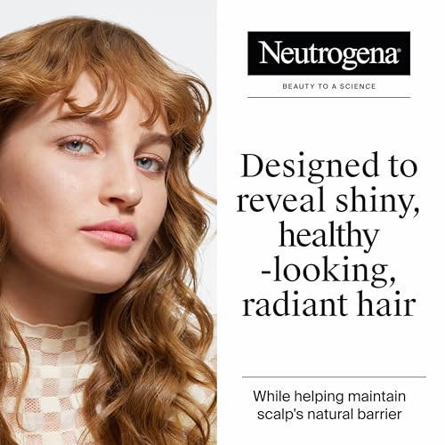 Neutrogena Exfoliating Healthy Scalp Clarifying Shampoo For Oily Hair & Scalp Pink Grapefruit Ph-Balanced Anti-Residue Formula Adds Shine Sulfate Paraben & Phthalate-Free Color-Safe 12 Fl Oz