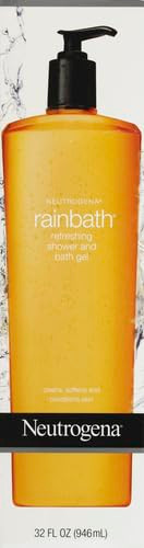 Neutrogena Rainbath Cleansing Shower & Bath Gel Daily Moisturizing Body Wash Cleanser & Shaving Gel For Men & Women Clean-Rinsing Creamy Lather For Softer & Smoother Skin Original Scent 32 Fl. Oz