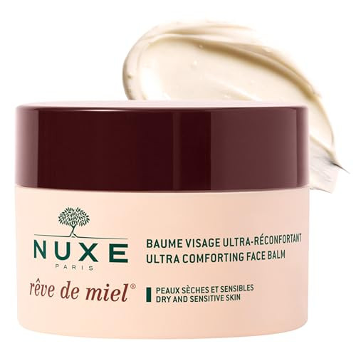 Nuxe R ve De Miel Ultra Comforting Face Balm - Nourishing Cream For Dry & Sensitive Skin 1.7 Oz