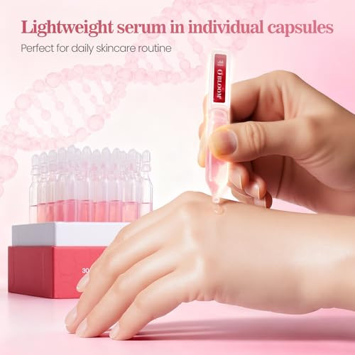O Bloom Salmon Dna Rejuvenating Serum 5000Ppm Pdrn + 2000Ppm Marine Collagen Glutathione Niacinamide & 6X Hyaluronic Complex Korean Anti-Aging Ampoule For Radiance & Fine Lines 30 X 0.04 Fl.Oz