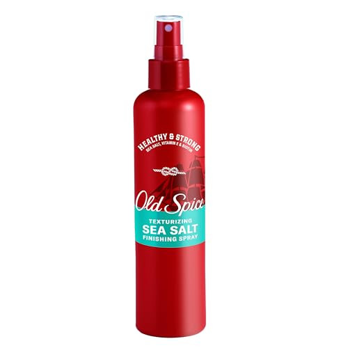 Old Spice Mens Sea Salt Hair Spray Texturizing Finishing Spray For All Hair Types Healthy & Strong With Vitamin E & Biotin Medium Hold 8.5 Fl Oz