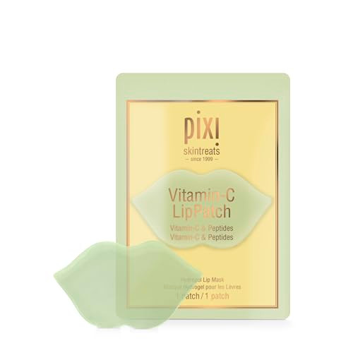 Pixi Beauty Vitamin-C Lip Patch | Brightens Smooths & Hydrates Lips | With Vitamin C & Peptides 1 Count