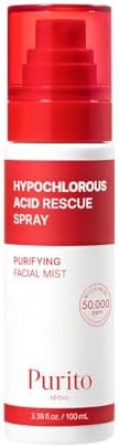 Purito Hypochlorous Acid Facial Spray | Witch Hazel 5% + Forest Breeze | Hocl Facial Mist For Sensitive Redness-Prone Skin | Refreshing Toner Mist | Korean Skincare 100Ml / 3.38 Fl.Oz
