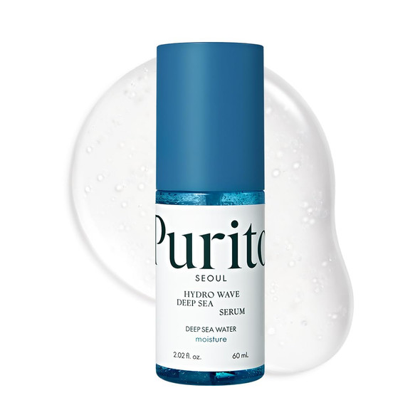 Purito Deep Sea Serum | Deep Sea Water 66% + Marine Complex + Snow Mushirooms | Facial Serum | For Hydration Skin Plumping | Lightweight & Non-Greasy Texture | Korean Skincare 60Ml 2.02 Fl.Oz