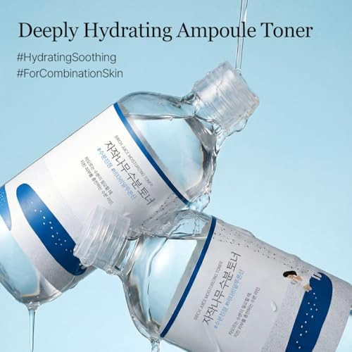 Round Lab Birch Juice Moisturizing Toner 300Ml / Vita Hyaluronic Acid Alcohol-Free Fragrance & Essential Oil-Free Hydrating Toner